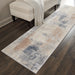 Nourison rustic textures rus02 beige grey Multicoloured Living Room  Rug.