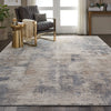 Nourison rustic textures rus05 beige grey Grey, Beige Living Room  Rug.