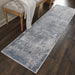 Nourison rustic textures rus05 grey Grey Living Room  Rug.
