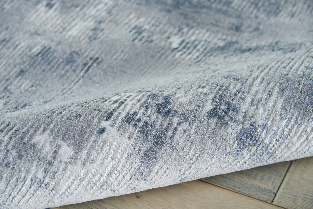 Nourison rustic textures rus05 grey Grey Living Room  Rug.