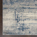 Nourison rustic textures rus10 ivory blue Blue, Ivory Living Room  Rug.