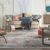 Nourison rustic textures rus11 multi Multicoloured Living Room  Rug.