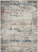 Nourison rustic textures rus14 light grey multi Grey, Multicoloured Living Room  Rug.