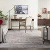 Nourison rustic textures rus15 light grey rust Grey Living Room  Rug.