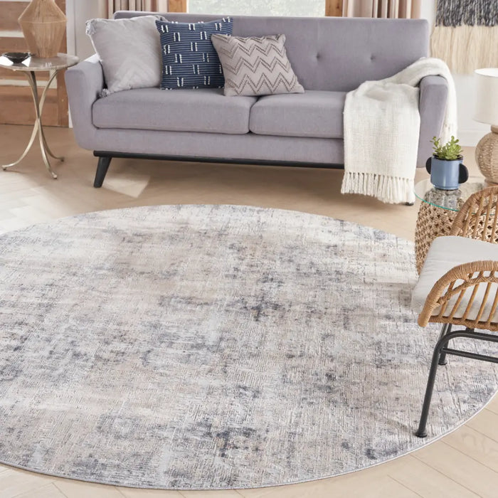 Rustic Textures RUS01 Grey Beige Rug