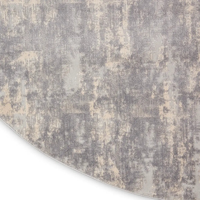 Rustic Textures RUS01 Ivory Silver Rug