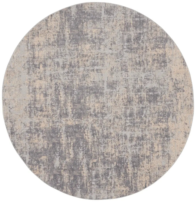 Rustic Textures RUS01 Ivory Silver Rug