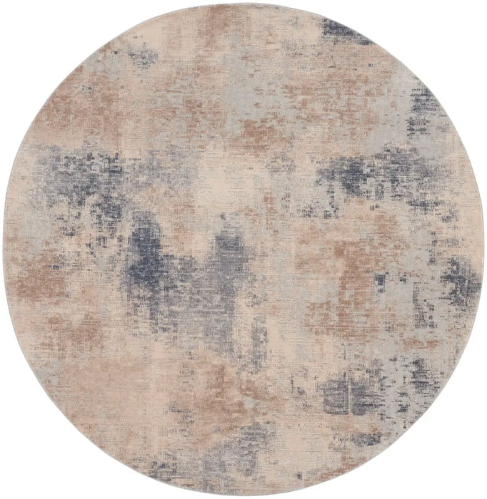 Rustic Textures RUS02 Beige Grey Rug