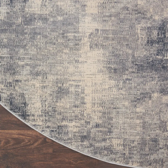 Rustic Textures RUS02 Blue Ivory Rug