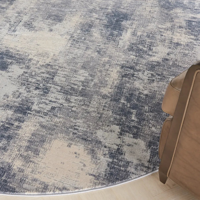 Rustic Textures RUS02 Blue Ivory Rug