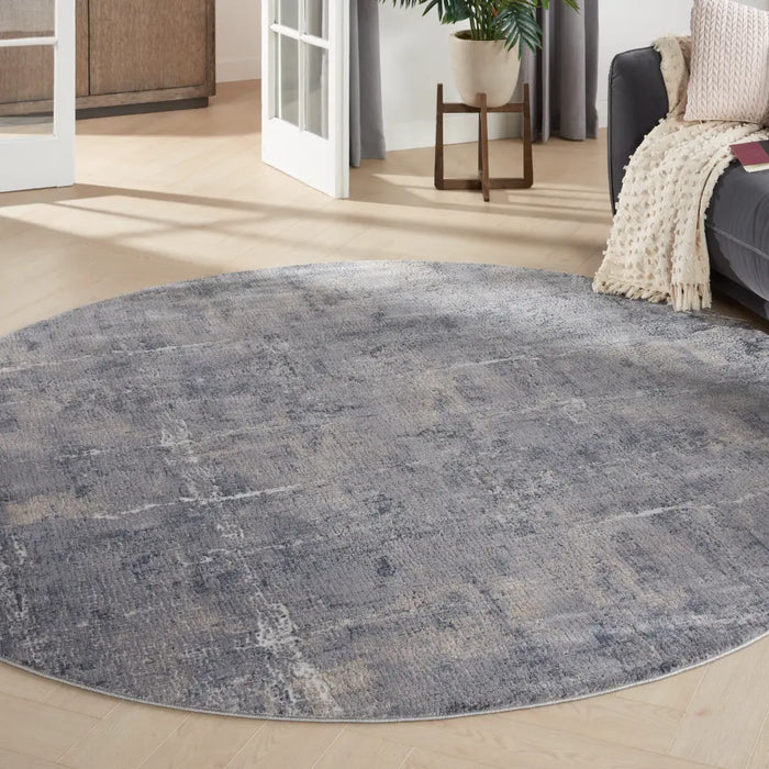 Rustic Textures RUS06 Grey Beige Rug