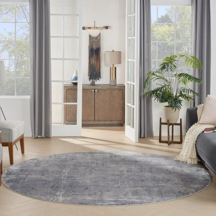 Rustic Textures RUS06 Grey Beige Rug
