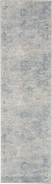 Rustic Textures RUS09 Ivory Light Blue Rug