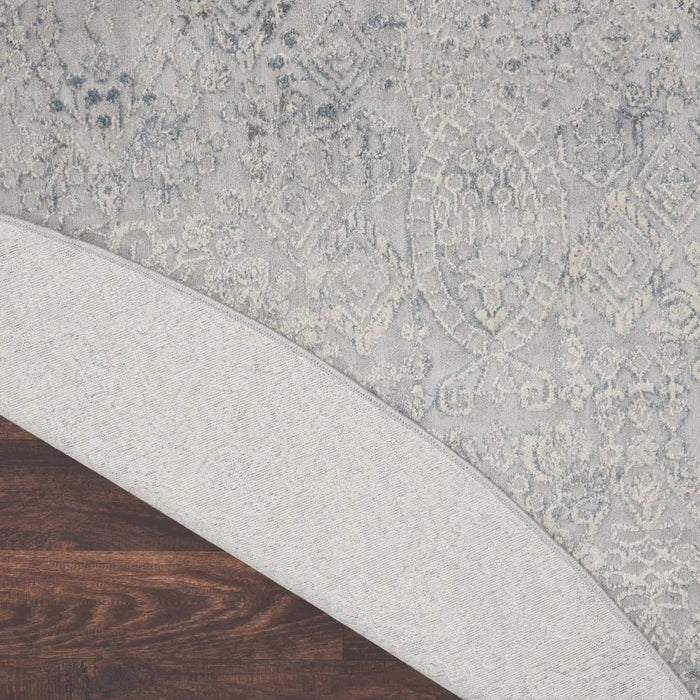 Rustic Textures RUS09 Ivory Light Blue Rug