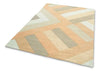 Asiatic reef rf03 big zig coral Multicoloured, Pink Living Room Wool Rug.