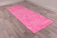 Rug Style retro shaggy blush Pink Living Room Shaggy Rug.