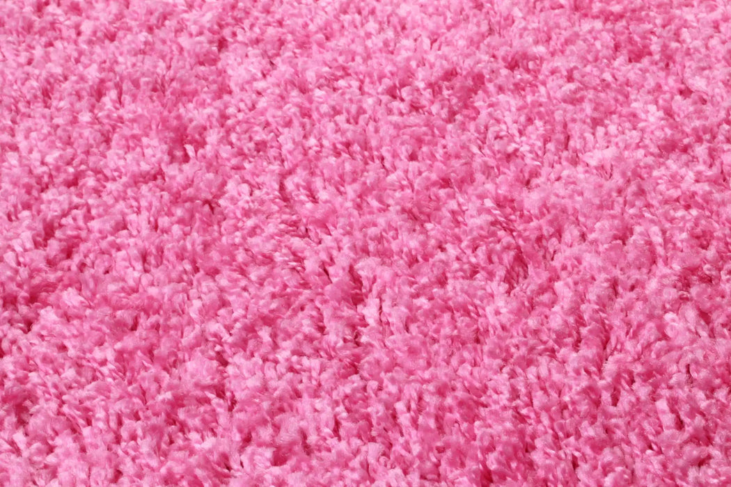 Rug Style retro shaggy blush Pink Living Room Shaggy Rug.