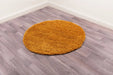 Rug Style retro shaggy ochre Yellow Living Room Shaggy Rug.