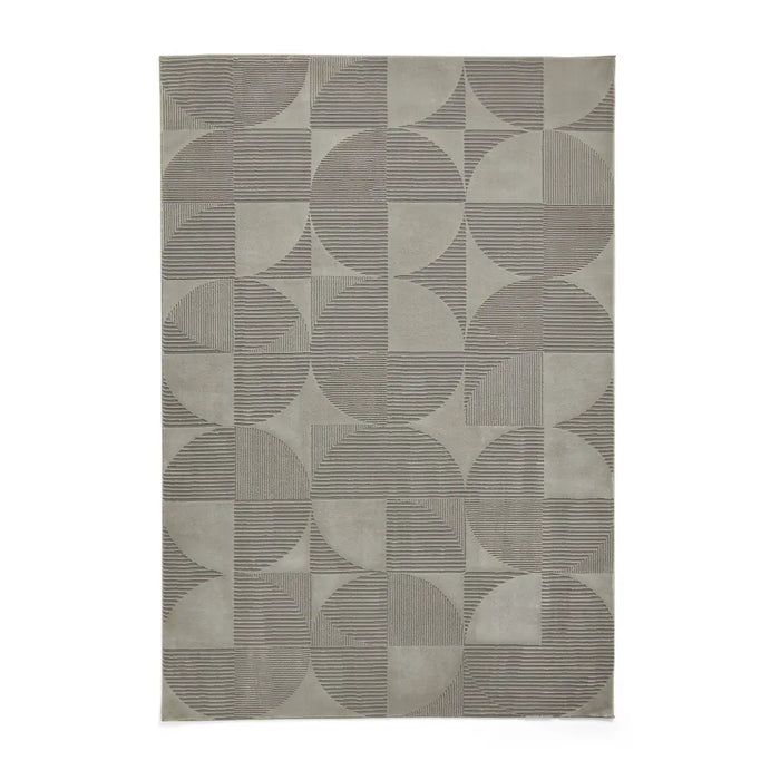 Retro Circles Silver - Washable