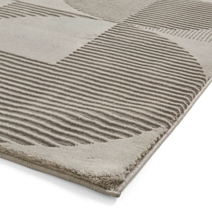 Retro Circles Silver - Washable
