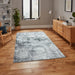 Think Rugs rio g4719 grey Grey Living Room Flat Weave Rug.