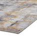 Think Rugs rio g4719 grey yellow Grey, Yellow Living Room Flat Weave Rug.