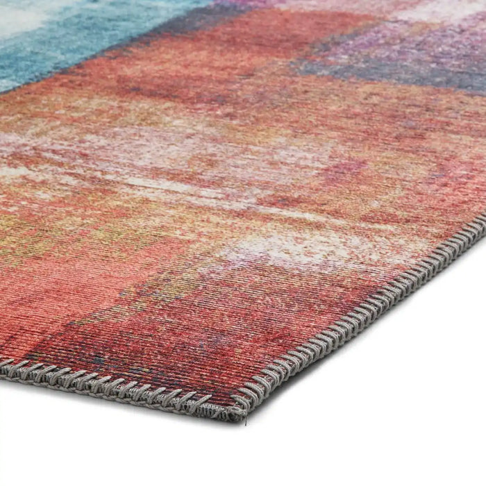 Think Rugs rio g4721 multi Multicoloured Living Room Flat Weave Rug.