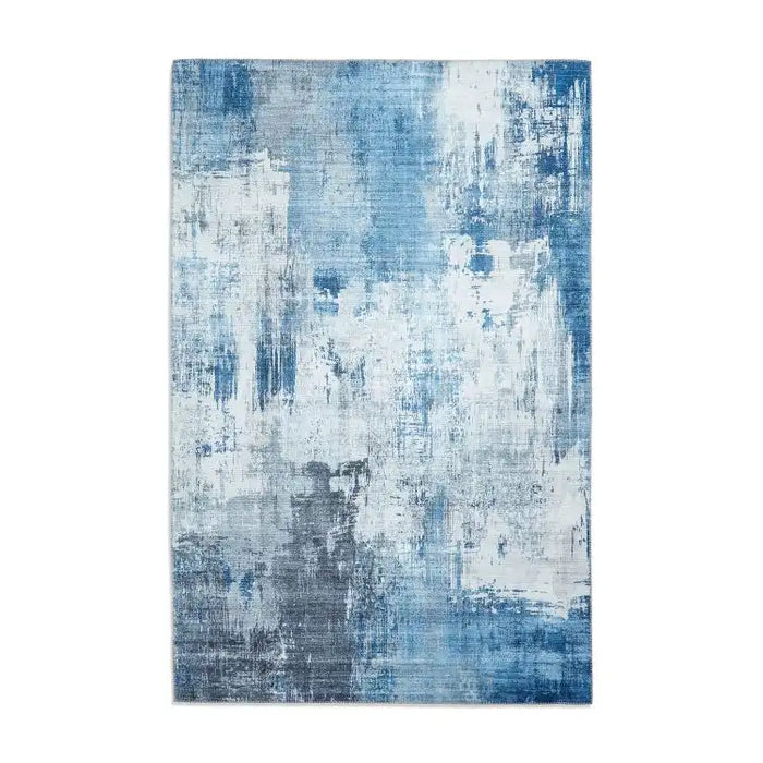 Think Rugs rio think g5536 grey blue Blue, Grey Living Room  Rug.
