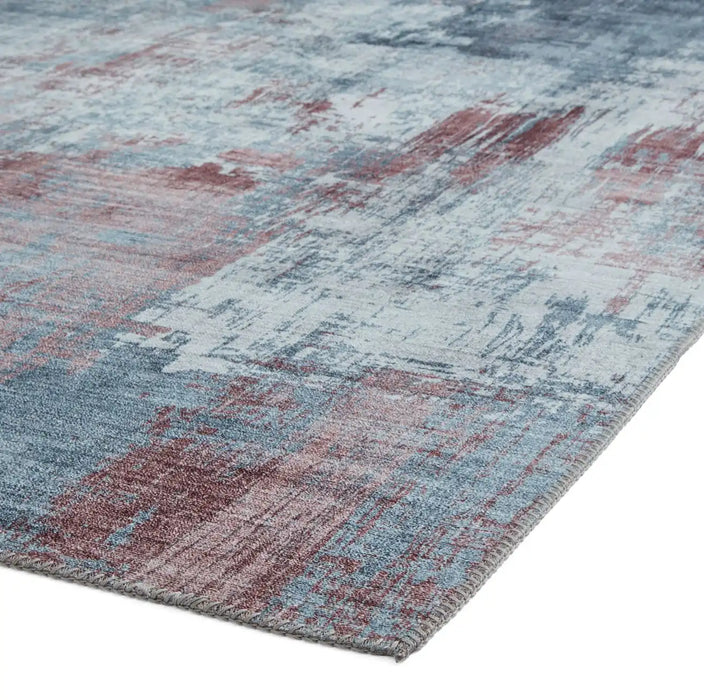 Think Rugs rio think g5536 grey rose Grey, Multicoloured, Pink Living Room  Rug.