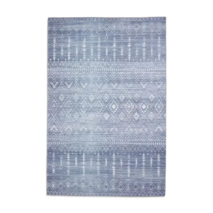 Think Rugs rio think k5308 grey Grey Living Room  Rug.