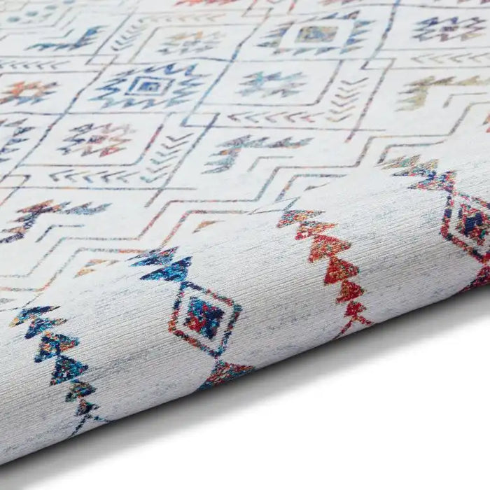 Think Rugs rio think k5308 multi Ivory, Multicoloured Living Room  Rug.