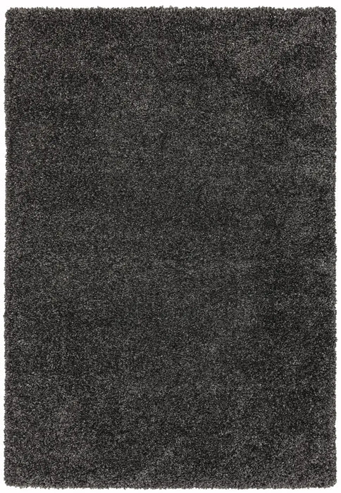 Asiatic ritchie charcoal Black Living Room Shaggy Rug.