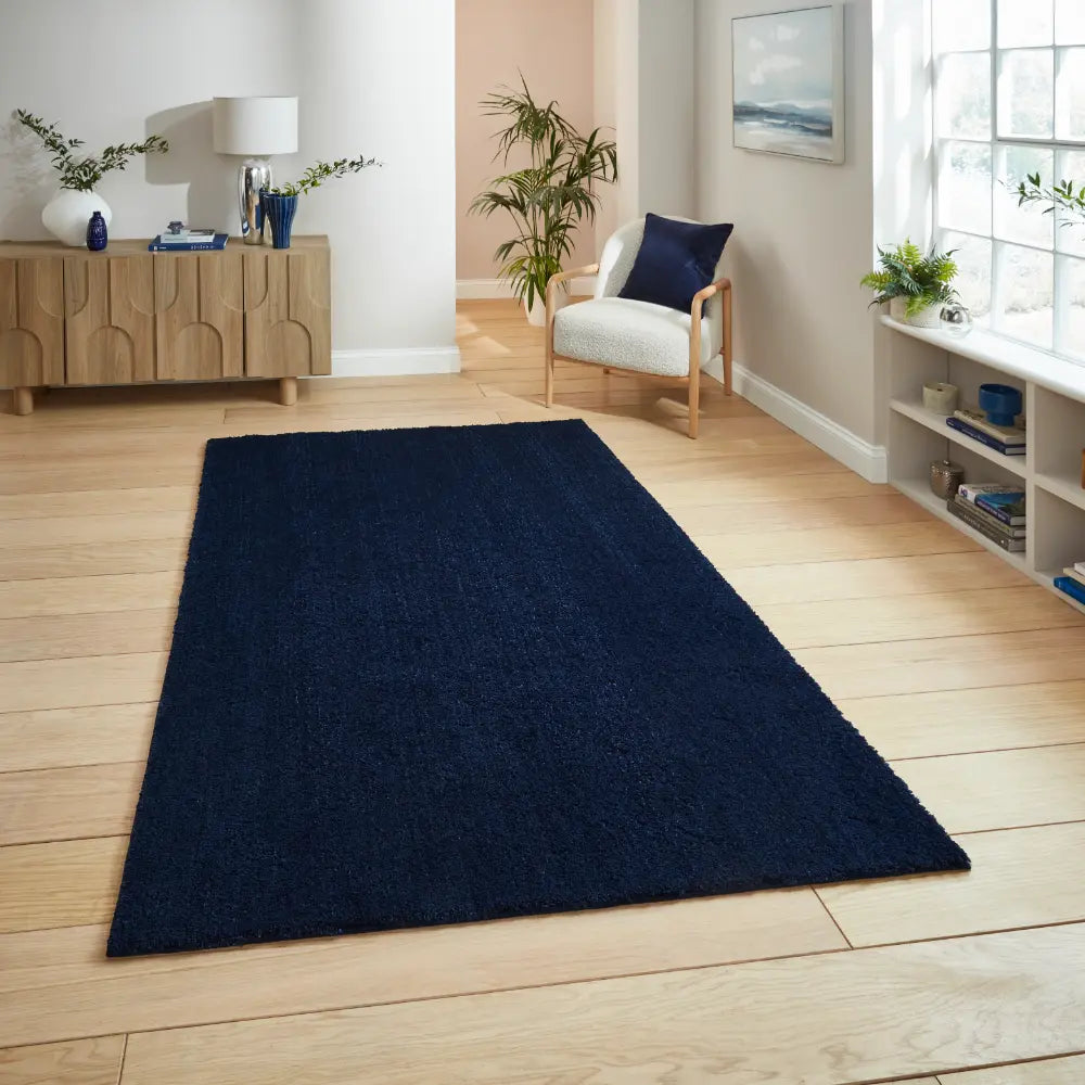 Riviera B483 Navy Washable Navy Rug — RugsDirect Online