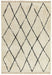 Asiatic rocco rc08 cream Ivory, Cream Living Room Geometric Rug.