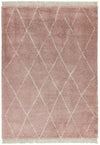 Asiatic rocco rc09 pink Pink Living Room Geometric Rug.