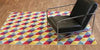 Asiatic colores modern rugs 07 Multicoloured Living Room  Rug.