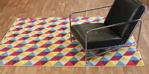 Asiatic colores modern rugs 07 Multicoloured Living Room  Rug.