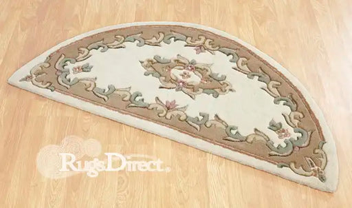 Oriental Weavers royal indian cream beige Beige, Ivory Living Room Wool Rug.