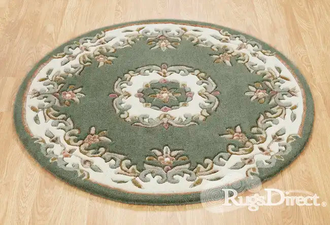 Oriental Weavers royal indian green Green Living Room Wool Rug.