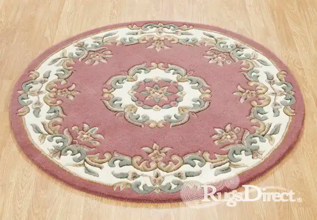 Oriental Weavers royal indian rose Pink Living Room Wool Rug.
