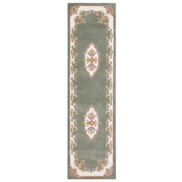 Oriental Weavers royal indian green Green Living Room Wool Rug.