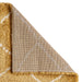 Think Rugs royal nomadic 5413 yellow Yellow Living Room Shaggy Rug.