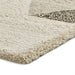 Think Rugs royal nomadic 5741 beige ochre Yellow, Beige Living Room Shaggy Rug.