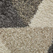 Think Rugs royal nomadic 7611 beige grey Grey, Beige Living Room Shaggy Rug.