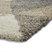 Think Rugs royal nomadic 7611 beige grey Grey, Beige Living Room Shaggy Rug.