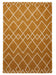 Think Rugs royal nomadic a638 yellow Yellow Living Room Shaggy Rug.