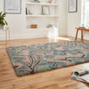 Think Rugs royal nomadic a641 pastel multi Grey, Multicoloured Living Room Shaggy Rug.