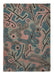 Think Rugs royal nomadic a641 pastel multi Grey, Multicoloured Living Room Shaggy Rug.
