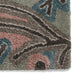 Think Rugs royal nomadic a641 pastel multi Grey, Multicoloured Living Room Shaggy Rug.