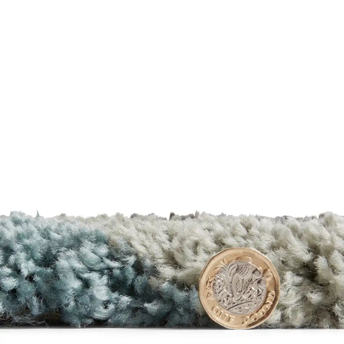 Think Rugs royal nomadic a641 pastel multi Grey, Multicoloured Living Room Shaggy Rug.